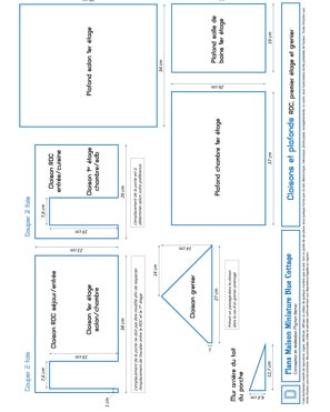 Construction de maison miniature - plan papier au 1/12e