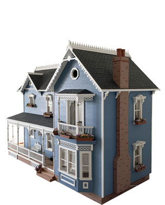 Blue Cottage une maison d'inspiration Néo-gothique