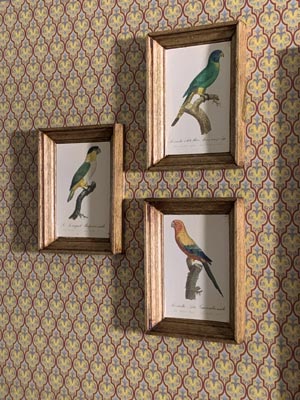 Séjour miniature de collection - Cheminée avec son atre lumineux