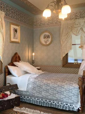 Chambre miniature au 1/12e de style victorien