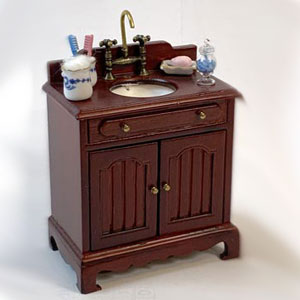 Meuble vasque miniature