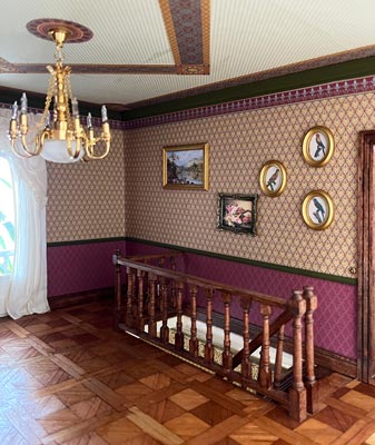 Salon miniature victorien 1/12