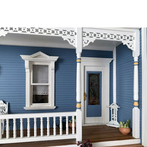 Maison de poupées victorienne Blue Cottage