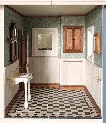 Salle de bains victorienne Blue Cottage
